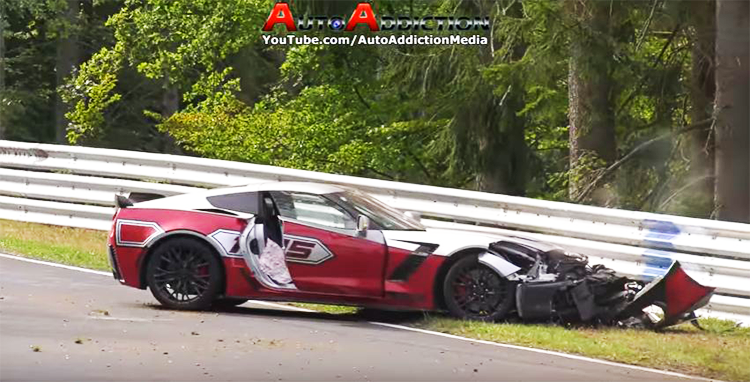 [VIDEO] CORVETTE Z06 เสียการควบคุม พุ่งเข้าชนแบริเออร์ในสนามนูวเบิร์กริง