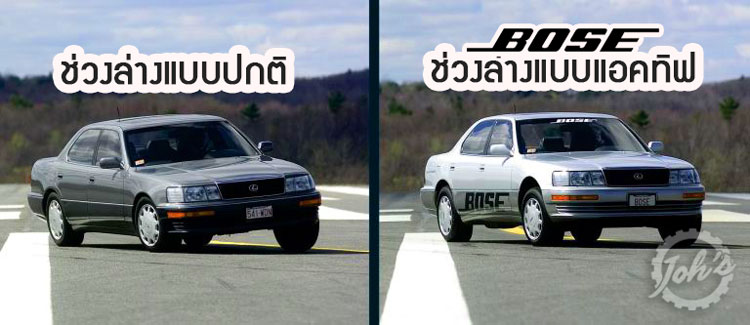 BOSE ACTIVE SUSPENSION : ช่วงล่างแอคทิฟสุดล้ำ จากสหรัฐอเมริกา